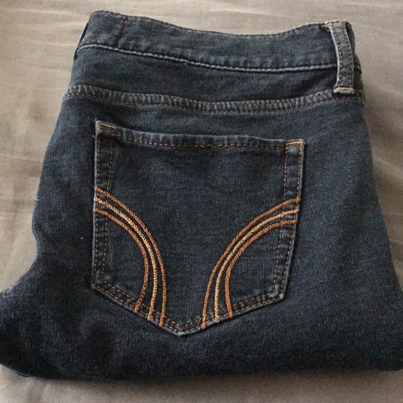 * SOLD *πHOLLISTER DARK WASH JEGGINGS SIZE 1 JUNIORSπ - Picture 9 of 12